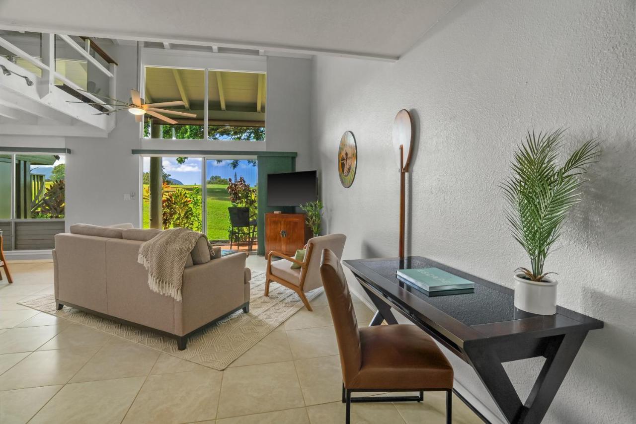 Beautiful 2Br 2Ba Puamana, Ocean And Mountain View, Pool Villa Princeville Exteriör bild