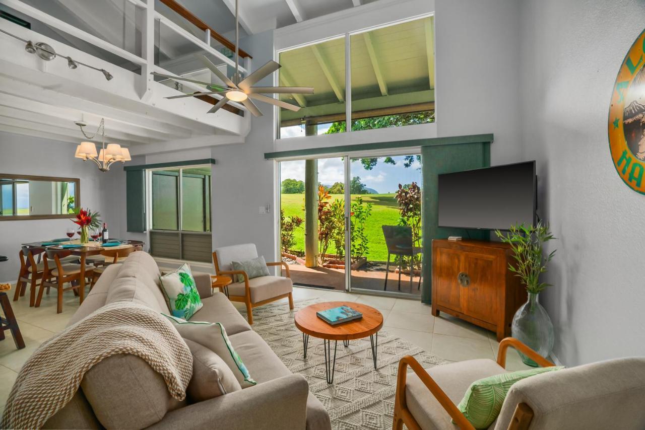 Beautiful 2Br 2Ba Puamana, Ocean And Mountain View, Pool Villa Princeville Exteriör bild