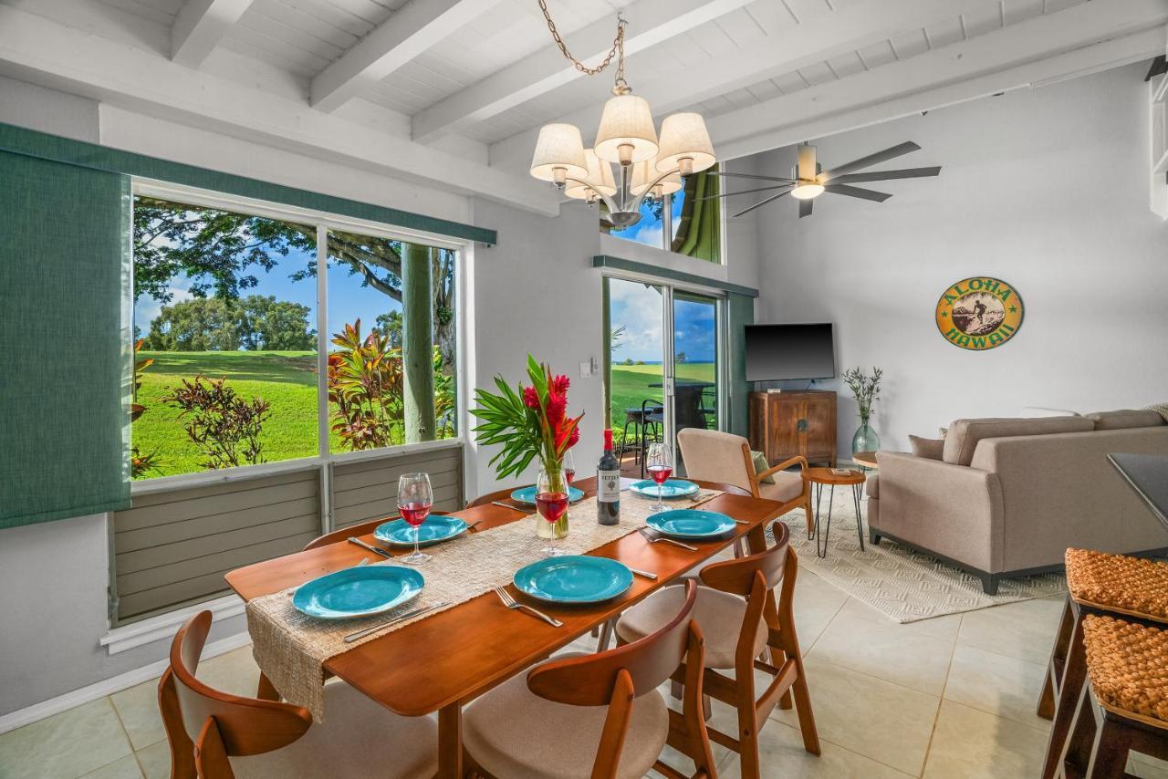 Beautiful 2Br 2Ba Puamana, Ocean And Mountain View, Pool Villa Princeville Exteriör bild